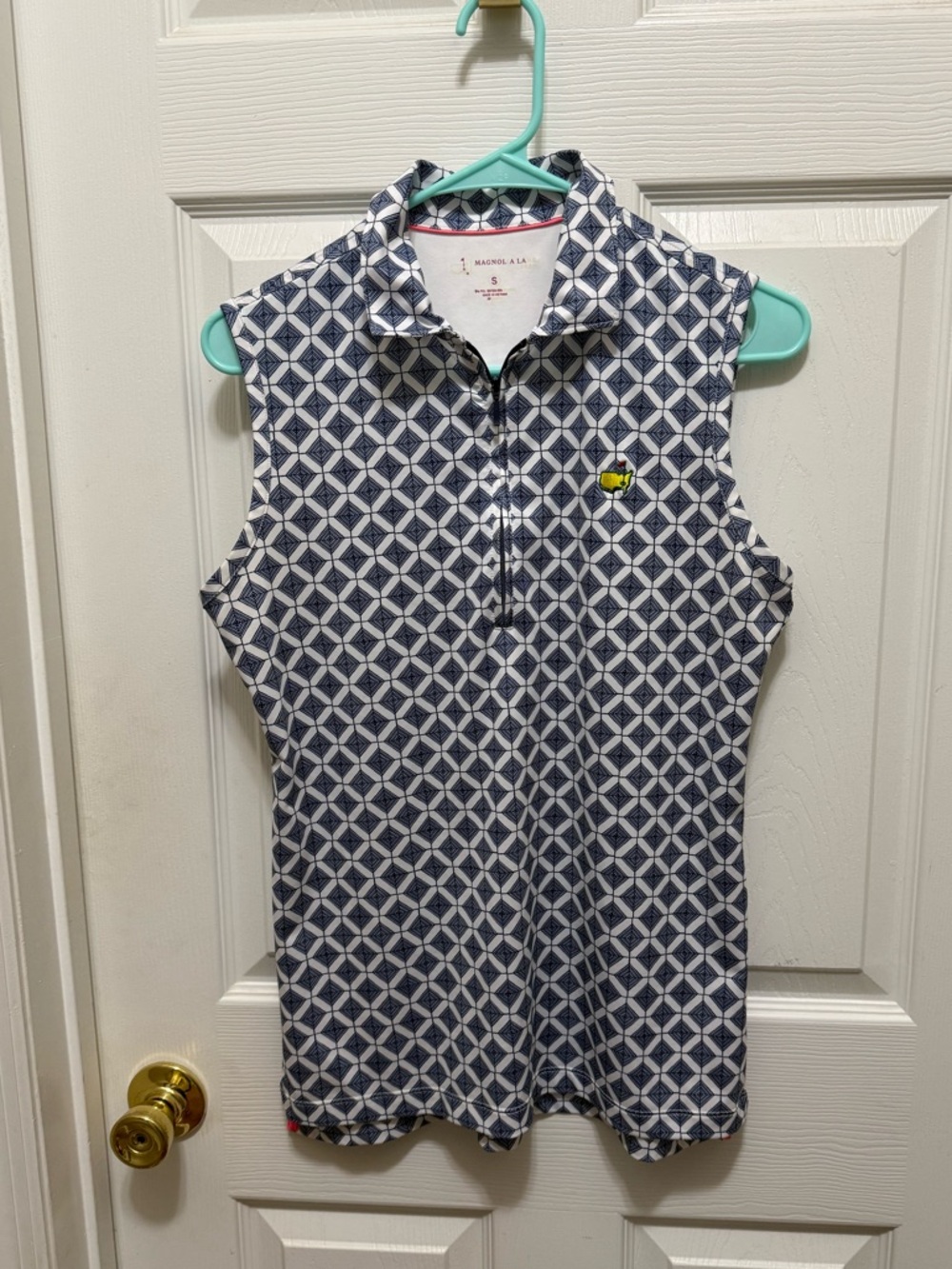 Magnolia Lane Masters Golf Sleeveless Polo Small